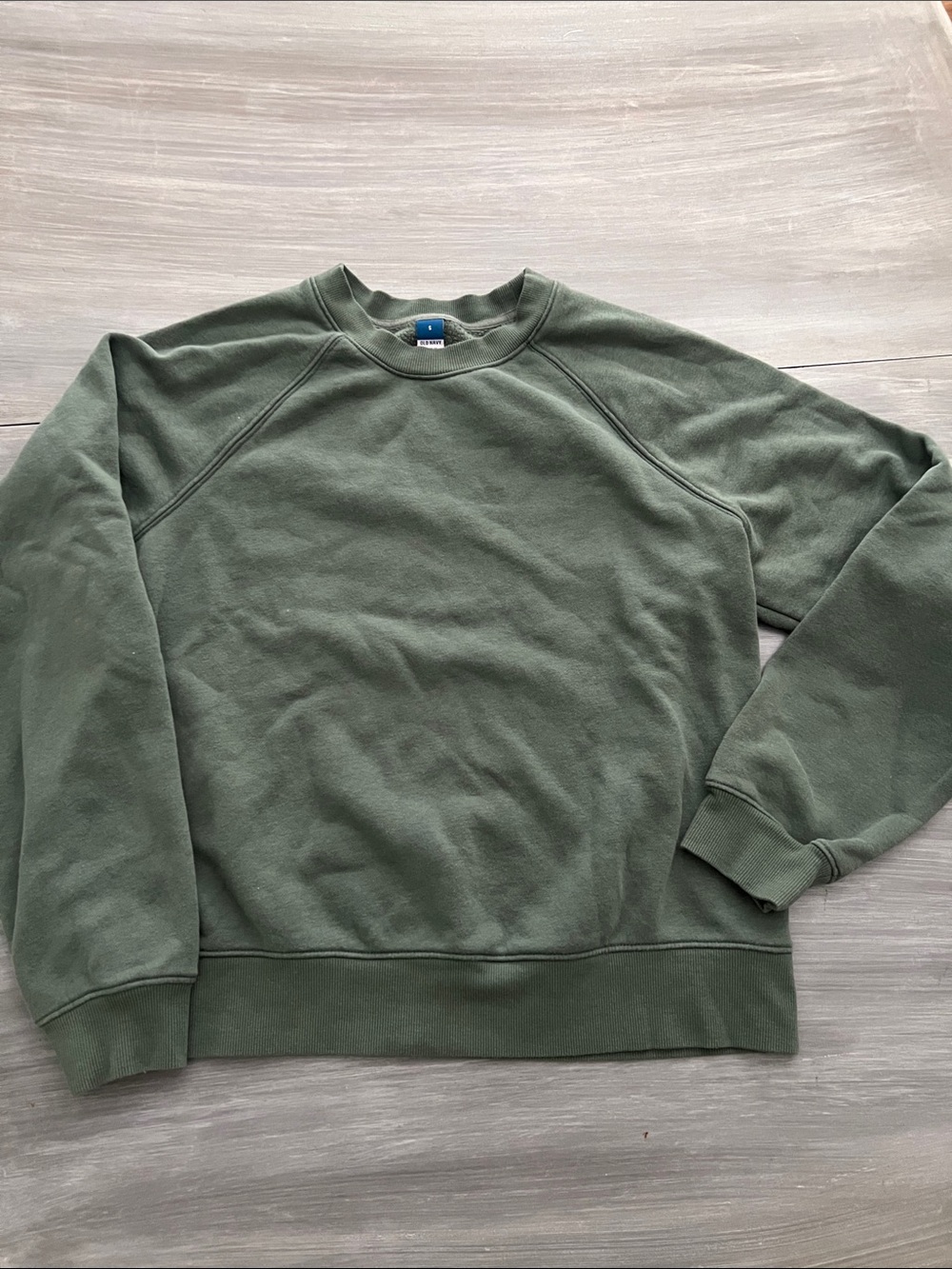 Old Navy Olive Green Crewneck Sweatshirt